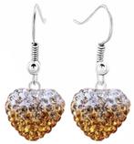Fako Bijoux® - Oorbellen - Disco Dots - Hanger - Hart Duo -, Sieraden, Tassen en Uiterlijk, Oorbellen, Verzenden, Nieuw
