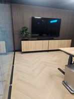 PVC vloer visgraat vloer inclusief pvc vloer leggen, Huis en Inrichting, Stoffering | Vloerbedekking, Ophalen, PVC Vloer Visgraat Vloer