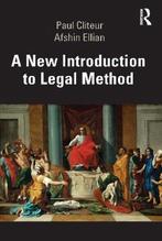 A New Introduction to Legal Method 9781032252957, Verzenden, Zo goed als nieuw