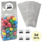 Fako Bijoux® - Uitdeelzakjes Met Sluitstickers - 20 Stickers, Verzenden, Nieuw