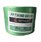 Polypropylene Twine Green T-1200 UV - 2kg-2400m, Tuin en Terras, Gaas en Draad, Verzenden, Nieuw, 20 meter of meer, Overige typen