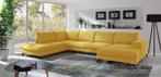 U-Bankstel Stroe - loungebanken - Geel, Nieuw, Stof