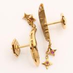 Oorbellen - 18 karaat Geel goud Diamant (Natuurlijk), Sieraden, Tassen en Uiterlijk, Oorbellen, Nieuw