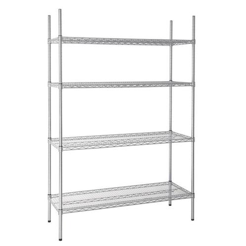 Voorraadrek | 4 Schappen (Verstelbaar) | 1220x457x1830(h)mm, Zakelijke goederen, Horeca | Keukenapparatuur, Nieuw in verpakking