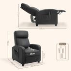 TRUUSK Massagestoel Relaxstoel TV-stoel 2-punts Massage Met, Huis en Inrichting, Fauteuils, Verzenden, Nieuw