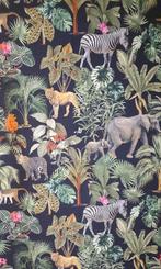 Boheemse stof met exotische dieren - 300x280cm - Realistisch