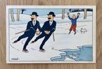 Tintin - 1 Sneeuwkaart (22) - De Dupondts schaatsen terwijl, Boeken, Stripboeken, Nieuw