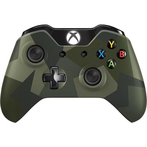 Microsoft Xbox One Controller - Armed Forces, Spelcomputers en Games, Spelcomputers | Xbox | Accessoires, Zo goed als nieuw, Verzenden