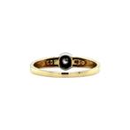 Gouden vintage ring met zirkonia 14 krt, Sieraden, Tassen en Uiterlijk, Ringen, Ophalen of Verzenden, Nieuw