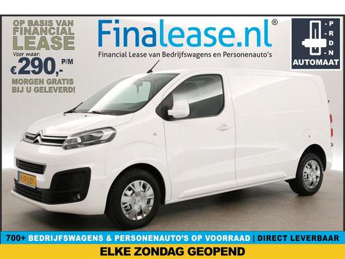 Citroën Jumpy 2.0 BlueHDI L2H1 Automaat 360 Camera €290pm, Auto's, Bestelauto's, Lease, Automaat, Diesel, Citroën, Wit, Verzenden