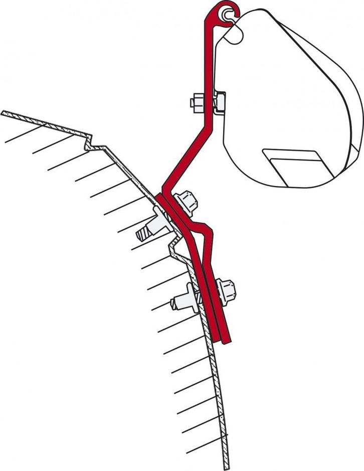 Fiamma VW T4/T4 Lift Roof Kit H1-L1/L2 1990-2003 F35, Caravans en Kamperen, Camper-accessoires, Ophalen of Verzenden