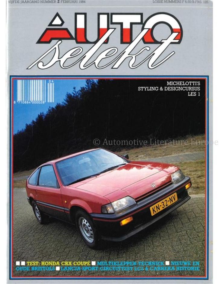 1984 AUTO SELEKT MAGAZINE 02 NEDERLANDS, Boeken, Auto's | Folders en Tijdschriften