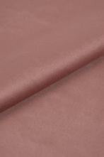 Verfijnd 7,70 x 1,40 meter fluweel antiekroze effen -