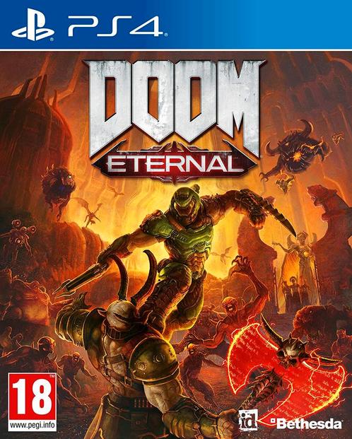 Playstation 4 Doom Eternal, Spelcomputers en Games, Games | Sony PlayStation 4, Zo goed als nieuw, Verzenden
