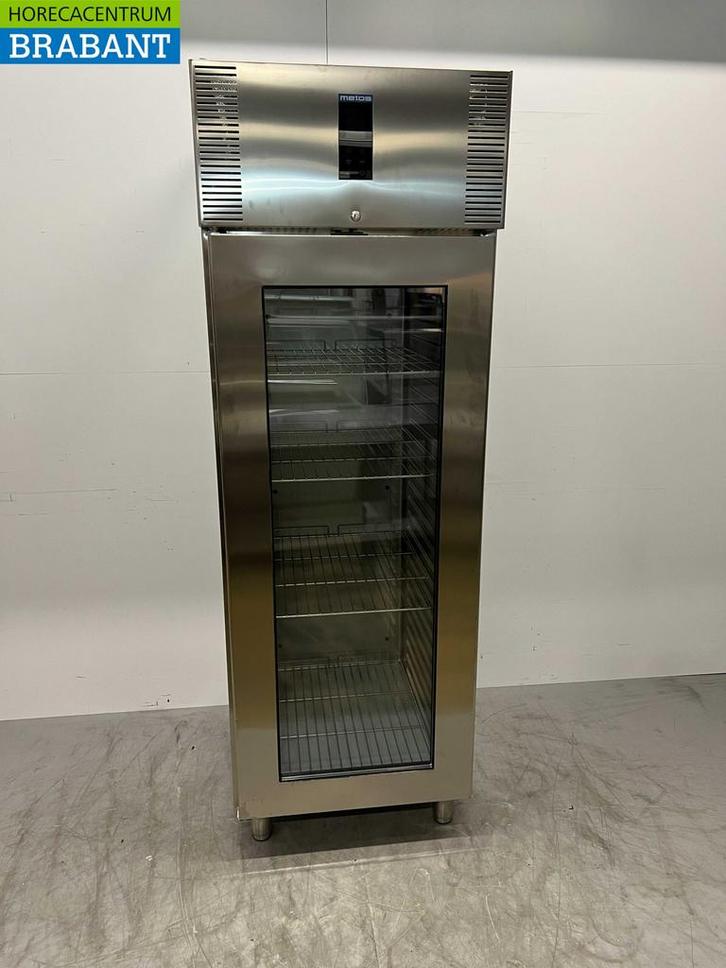 RVS Polaris Glasdeurkoeling Koelkast Glazen deur Koeling 562, Zakelijke goederen, Horeca | Keukenapparatuur, Gebruikt, Ophalen of Verzenden