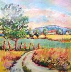 Joël Lhopital (XX-XXI) - Paysage estival, Antiek en Kunst, Kunst | Schilderijen | Klassiek