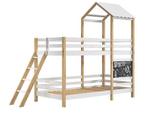 Speels Kinder Stapelbed 90x200 cm met Tekentafel en Glijbaan, Verzenden, Nieuw