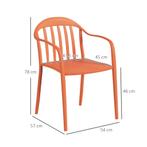 TRUUSK Tuinstoel 4-delige Set Weerbestendige Tuinstoelen Van, Verzenden, Nieuw