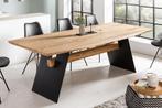 Design eettafel GRAND OAK 240cm natuurlijk wild eiken, Huis en Inrichting, Tafels | Eettafels, Ophalen of Verzenden, Nieuw