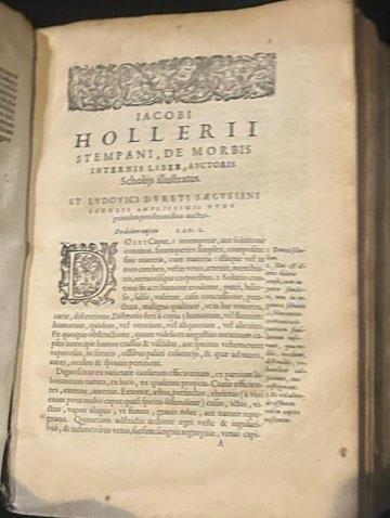Jacques Houllier / Jacobi Hollerii - De Morbis Internis (De, Antiek en Kunst, Antiek | Boeken en Bijbels