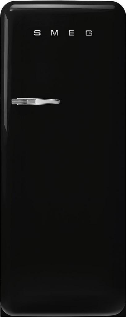 Smeg FAB28RBL5 retro koelkast zwart - rechtsdraaiend, Witgoed en Apparatuur, Koelkasten en IJskasten, 150 tot 200 liter, Energieklasse A of zuiniger