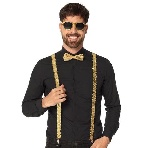 Gouden Accessoireset 3 delig, Hobby en Vrije tijd, Feestartikelen, Nieuw, Verzenden