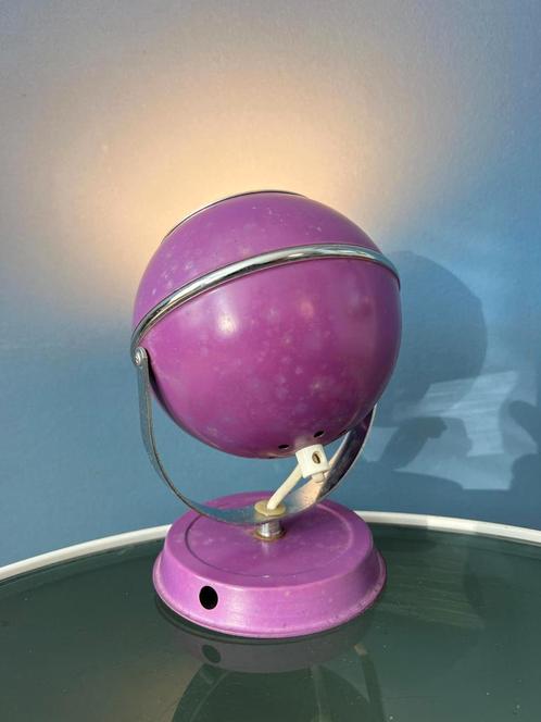 Vintage Purple Space Age Eyeball Desk Lamp, Huis en Inrichting, Lampen | Wandlampen, Nieuw, Ophalen of Verzenden