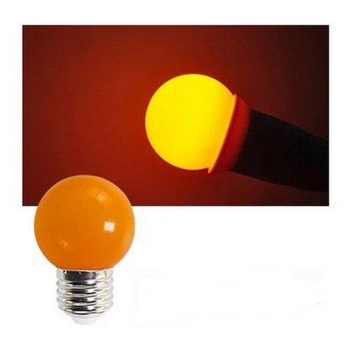 E27 Party ledlamp 1,5 watt oranje Mini IP65, Huis en Inrichting, Lampen | Overige, Verzenden