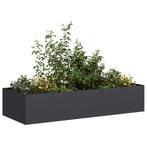 vidaXL Plantenbak 200x80x40 cm staal zwart, Verzenden, Nieuw, Metaal
