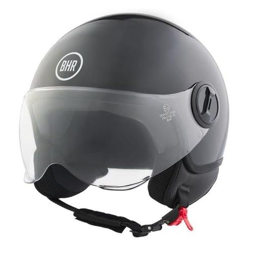 BHR 835 vespa helm glans zwart | ECE 22.06, Motoren, Kleding | Motorhelmen, Nieuw met kaartje, Verzenden