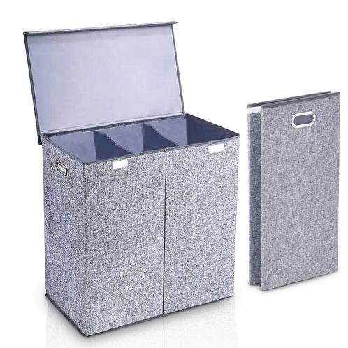 My Green Deal- Wasmand 3 vakken - 140 Liter, Huis en Inrichting, Overige Huis en Inrichting, Nieuw, Verzenden