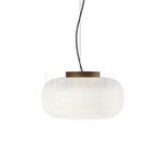 B.lux Misko Hanglamp, walnoot - ø¸30,5 cm - h. 17 cm, Huis en Inrichting, Lampen | Hanglampen, Verzenden, Nieuw