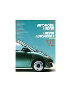 1992 AUTOMOBIL REVUE JAARBOEK DUITS FRANS, Nieuw, Author