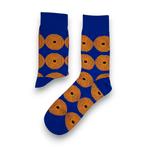 Afrikaanse sokken / Afro sokken / Kente sokken - Blauw Gele, Ophalen of Verzenden, Nieuw