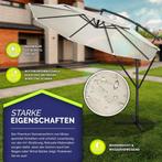 Tillvex® Parasol - Zweefparasol - Ø300cm - 360° Draaibaar -, Tuin en Terras, Verzenden, Zo goed als nieuw