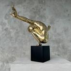 sculptuur, NO RESERVE PRICE - Bronze Statue of an Olympic, Antiek en Kunst