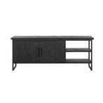 *WOONWINKEL* DTP Home Timeless Black Beam Tv-meubel Zwart Te, Huis en Inrichting, Verzenden, Nieuw