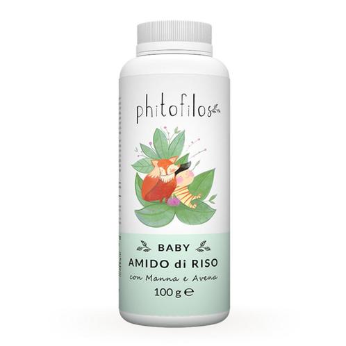 Phitofilos biologische baby rijstzetmeel bad poeder - haver, Kinderen en Baby's, Badjes en Verzorging
