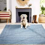 Buitenkleed | Zagora | Natuurlijk | Blauw | 120x170 cm, Verzenden, Nieuw