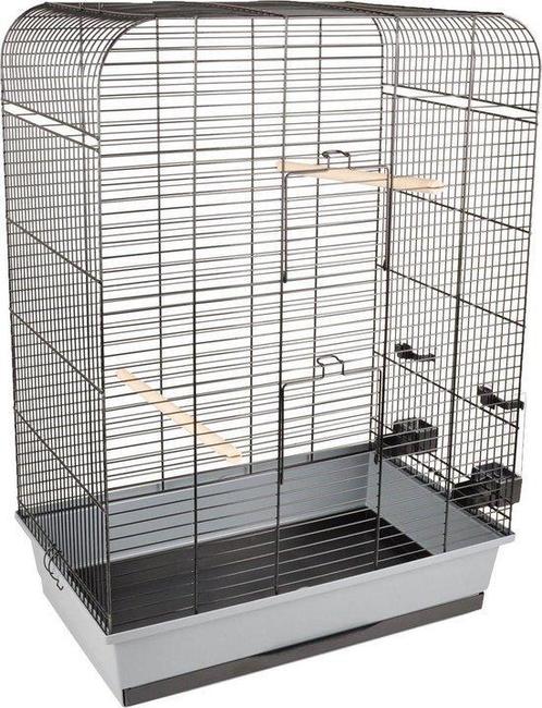 Parkietenkooi Marja Zwart Grijs, Dieren en Toebehoren, Vogels | Hokken en Kooien, Nieuw, Metaal, Vogelkooi, Ophalen of Verzenden