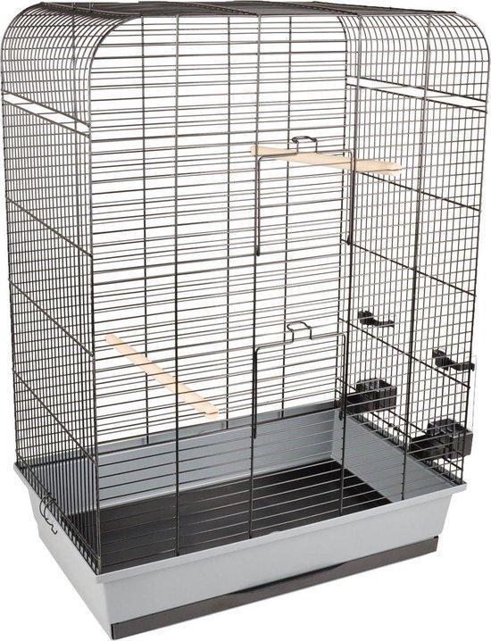 Parkietenkooi Marja Zwart Grijs, Dieren en Toebehoren, Vogels | Hokken en Kooien, Nieuw, Metaal, Vogelkooi, Ophalen of Verzenden