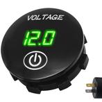 ProRide Universele Voltmeter Inbouw 12-24V DC met Aan/uit, Verzenden, Nieuw