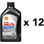 Shell Aanbieding: 12 X Helix Ultra Professional Ab-L 0W30 1L, Verzenden
