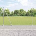 vidaXL Hexagon Tuinafscheiding 1.5x10 m Gegalvaniseerd Staal, Verzenden, Nieuw, IJzer