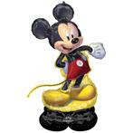 Helium Ballon Mickey Mouse Standaard Leeg 1,32m, Verzenden, Nieuw