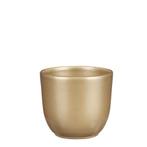Tusca pot rond goud - h9xd10cm - Mica Decorations, Tuin en Terras, Bloempotten, Nieuw, Verzenden