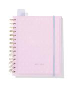 HEMA Insteek schoolagenda 25-26 19x17cm hartjes, Verzenden, Nieuw