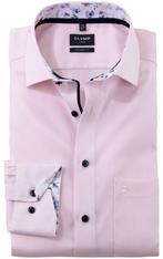 Olymp Luxor Overhemd SL7 Structure Roze maat 41 Heren, Kleding | Heren, Overhemden, Verzenden, Nieuw, Roze, OLYMP