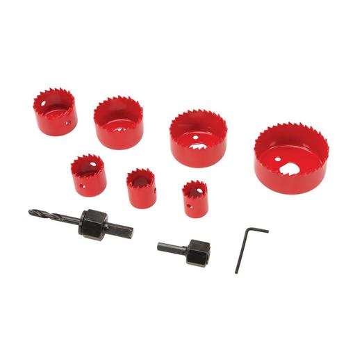 Silverline Gatenzaag set - 11 delig - Ø 21 t/m 64 mm - ho.., Doe-het-zelf en Verbouw, Gereedschap | Boormachines, Nieuw, Ophalen of Verzenden