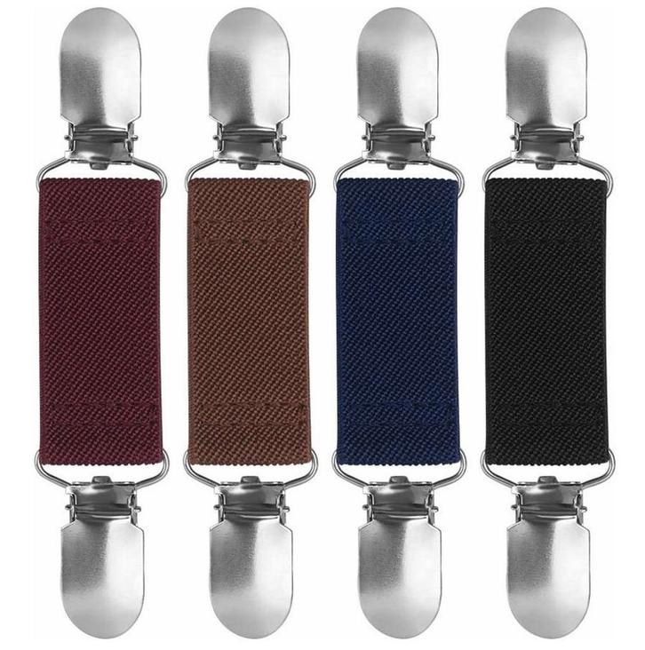 Fako Bijoux® - Vestsluiting - Vestclip - Set 4 Stuks -, Sieraden, Tassen en Uiterlijk, Broches, Verzenden